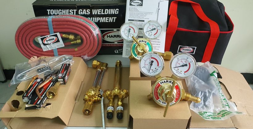 Welding cutting kit oxygen acetylene